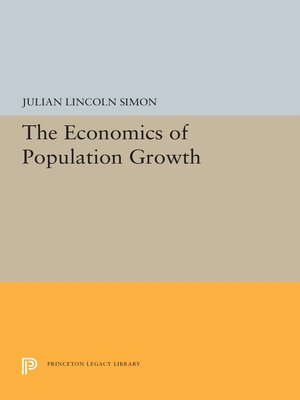 cover image of The Economics of Population Growth